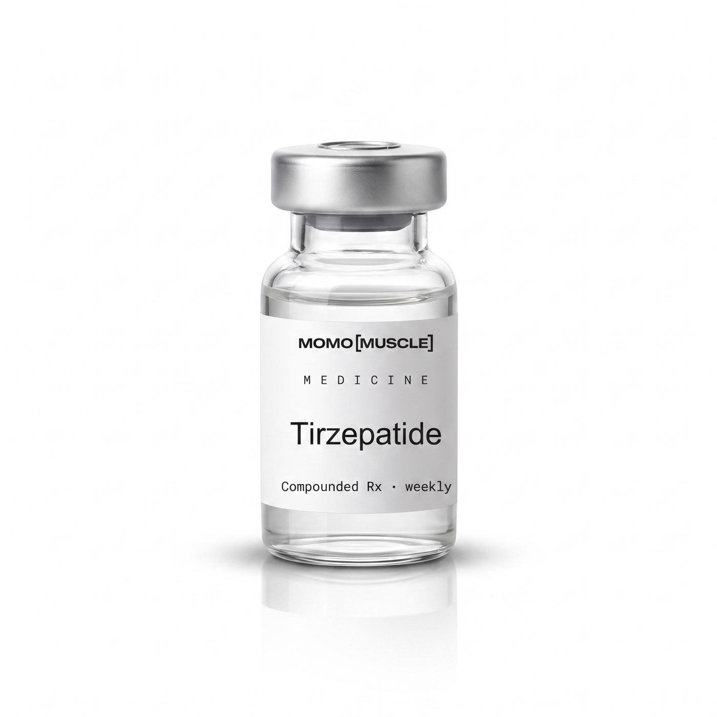 MoMo[Muscle] Tirzepatide medicine vial